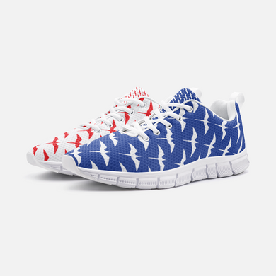 'IWA Ho'āuna 2-Toned Red/Blue/White Athletic Sneakers
