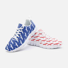 Load image into Gallery viewer, &#39;IWA Ho&#39;āuna 2-Toned Red/Blue/White Athletic Sneakers