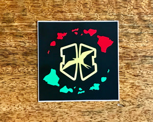 H-Isles Rasta 3" Sticker