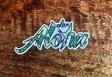Load image into Gallery viewer, Live Aloha 4&quot; Sticker in Monstera