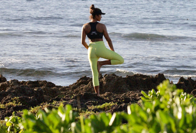 'IWA Pūkolu Capri Leggings (Liliko'i)