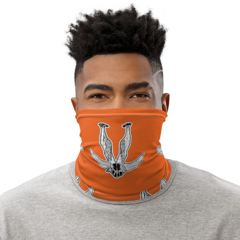 Hog Hunters Neck Guard in Pua WiliWili-Orange