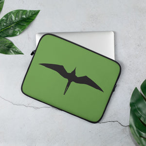 'IWA Laptop Sleeve in Limu Palahalaha-Green