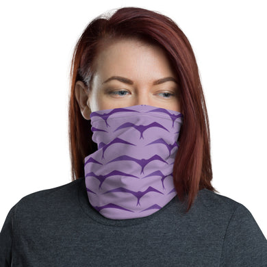 'IWA Mermaid Scales Neck Guard in Pua Pōhuehue-Purple