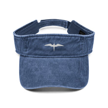 Load image into Gallery viewer, &#39;IWA Denim Visor (White Embroidery)