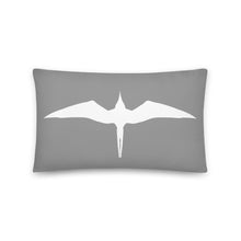 Load image into Gallery viewer, &#39;IWA Pillow in Ulua I&#39;a-Silver