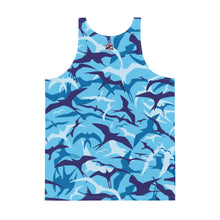 Load image into Gallery viewer, Camo &#39;IWA Blue Tank Top