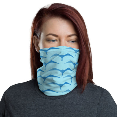 'IWA Mermaid Scales Neck Guard in SandBar-Blue