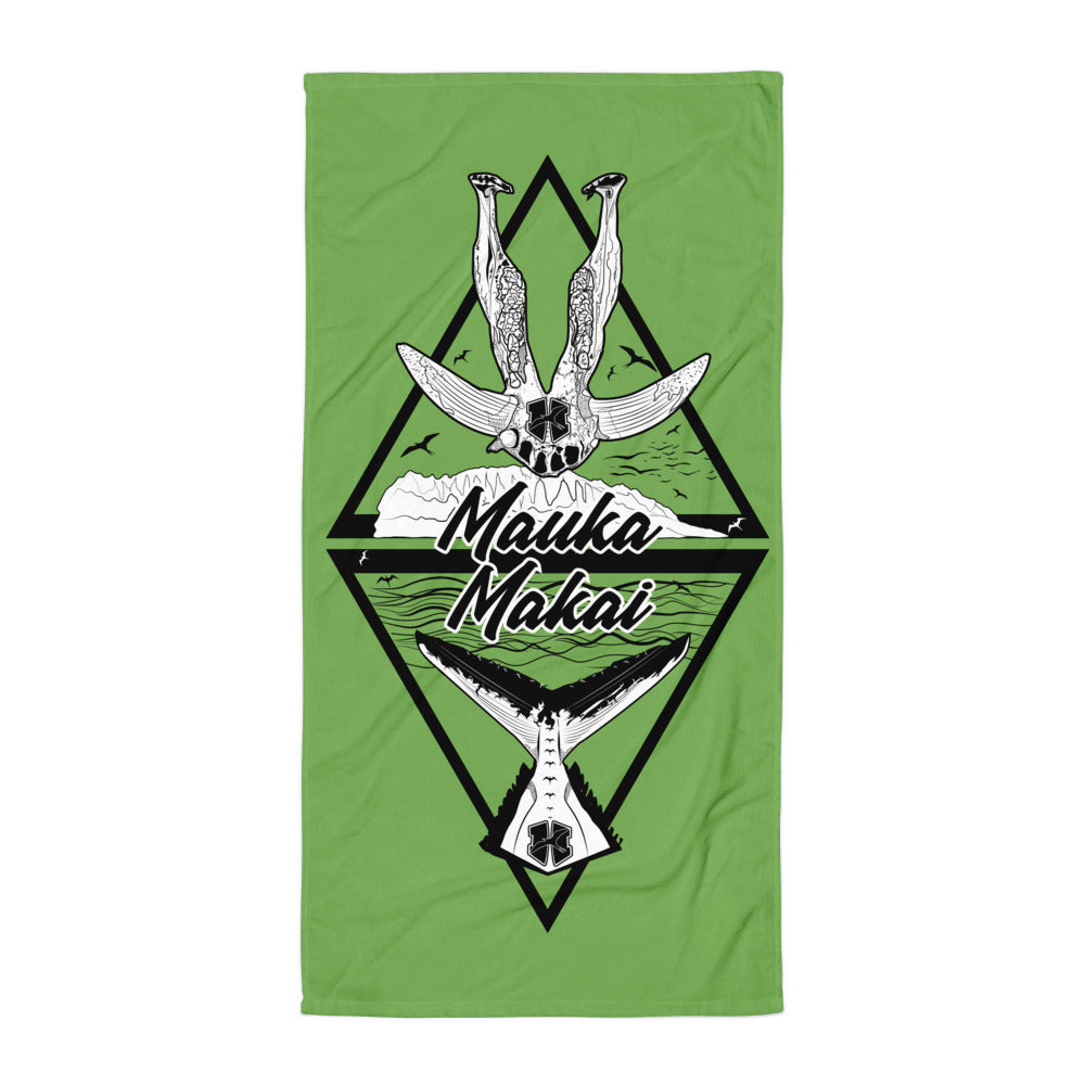 Mauka Makai Green Towel