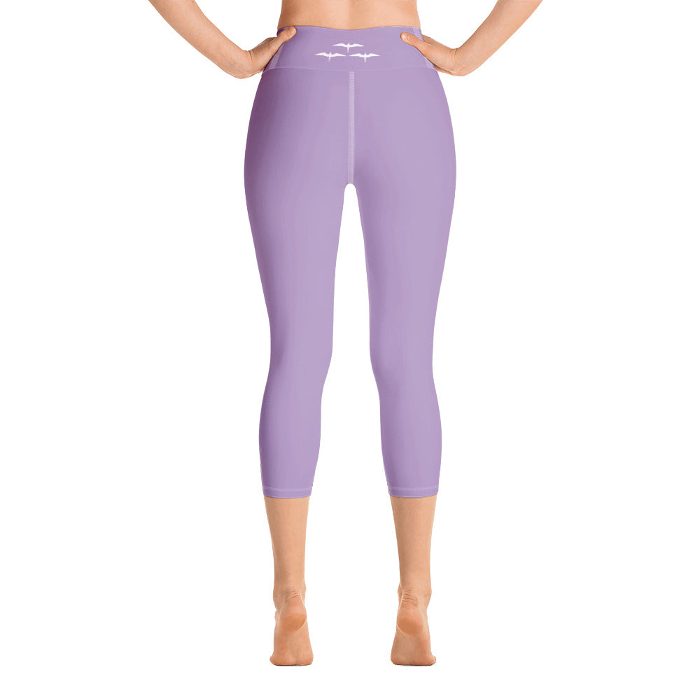 'IWA Pūkolu Capri Leggings (Lavender)