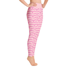 Load image into Gallery viewer, &#39;IWA Mermaid Scales Wāhine Leggings (Pink)
