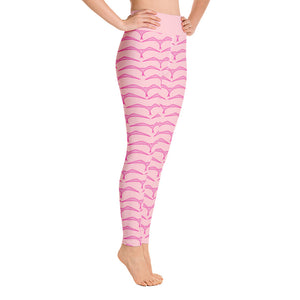 'IWA Mermaid Scales Wāhine Leggings (Pink)