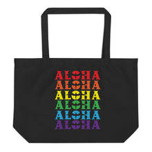 Load image into Gallery viewer, Aloha Ānuenue Rainbow Organic Eco-Tote Bag