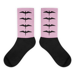 'Iwa Pāhā Socks in Kahelelani-Pink