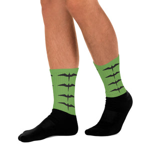 'Iwa Pāhā Socks in Limu Palahalaha-Green