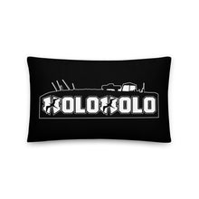 Load image into Gallery viewer, Holoholo Pillow in Ka‘iwakīloumoku-Black