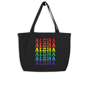 Aloha Ānuenue Rainbow Organic Eco-Tote Bag