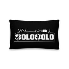 Load image into Gallery viewer, Holoholo Pillow in Ka‘iwakīloumoku-Black