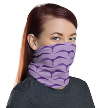 Load image into Gallery viewer, &#39;IWA Mermaid Scales Neck Guard in Pua Pōhuehue-Purple