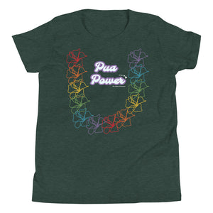 Pua Power Youth Tee in Multiple Colors