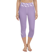 Load image into Gallery viewer, &#39;IWA Capri Leggings (Lavender)