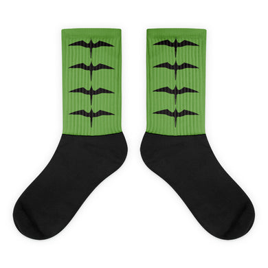 'Iwa Pāhā Socks in Limu Palahalaha-Green