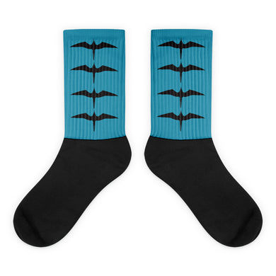 'Iwa Pāhā Socks in Waimea Bay-Blue