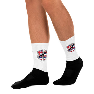 H-Flag Socks in Mauna Kea-White
