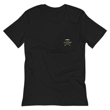 Load image into Gallery viewer, KD Fin Designs Unisex Pocket Tee in Black