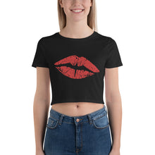 Load image into Gallery viewer, Kiss of the &#39;IWA Crop Tee (Red)