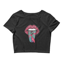 Load image into Gallery viewer, KD Single Fin Kiss Crop Tee