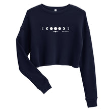 Load image into Gallery viewer, &#39;IWA + Moon Crop Sweatshirt