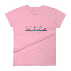 KD Fins Wāhine Short Sleeve Tee in Multiple Colors