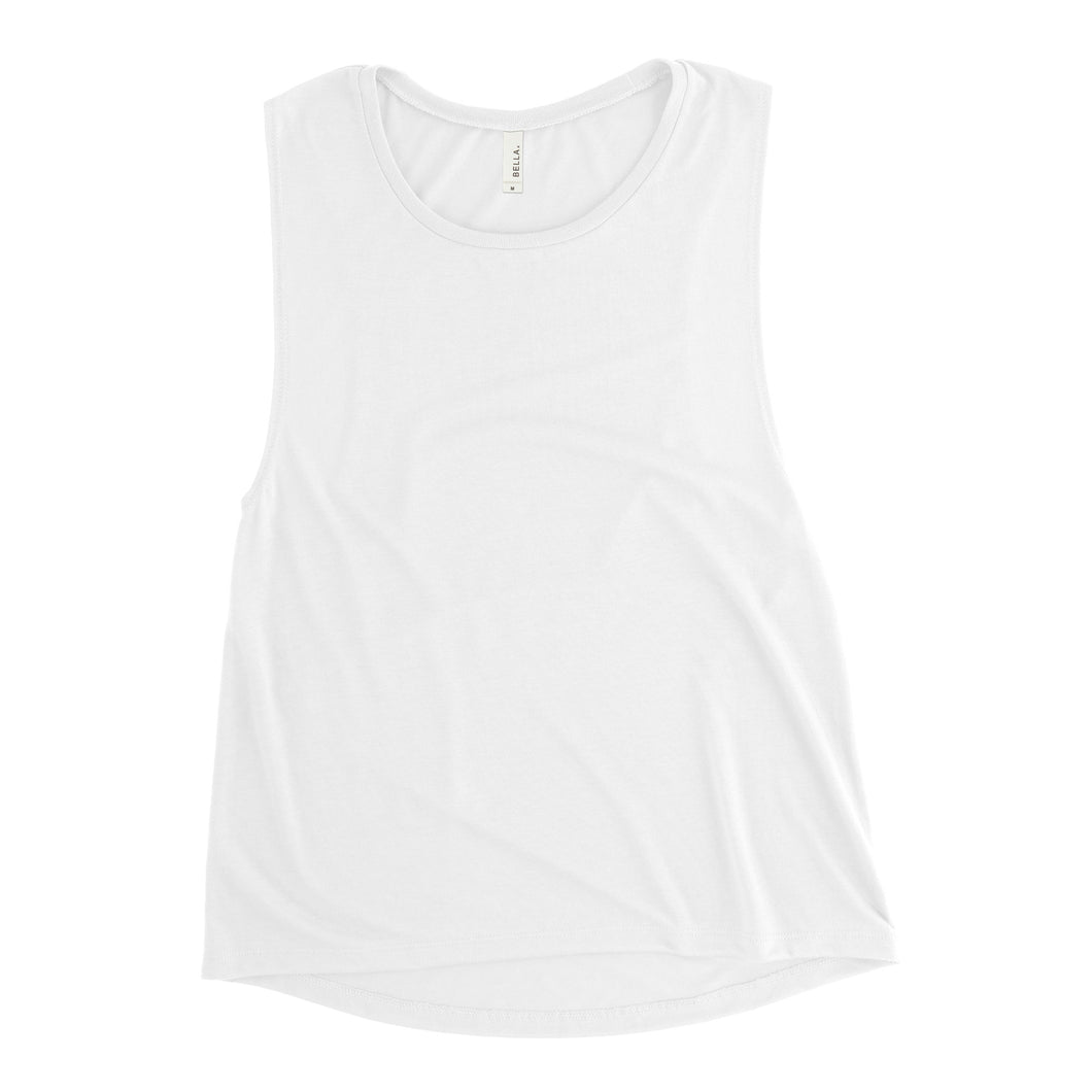 'IWA + Moon Wāhine Muscle Tank (White)