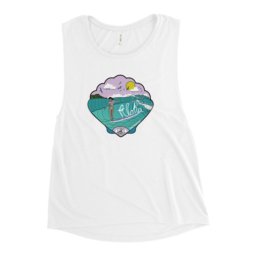 Lē'ahi Shell Wāhine Muscle Tank