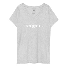 Load image into Gallery viewer, &#39;IWA + Moon Wāhine Recycled V-Neck Tee